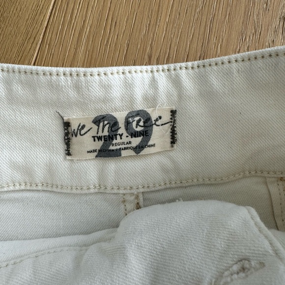 Free People White Side Button Shorts size 29 - Picture 5 of 5